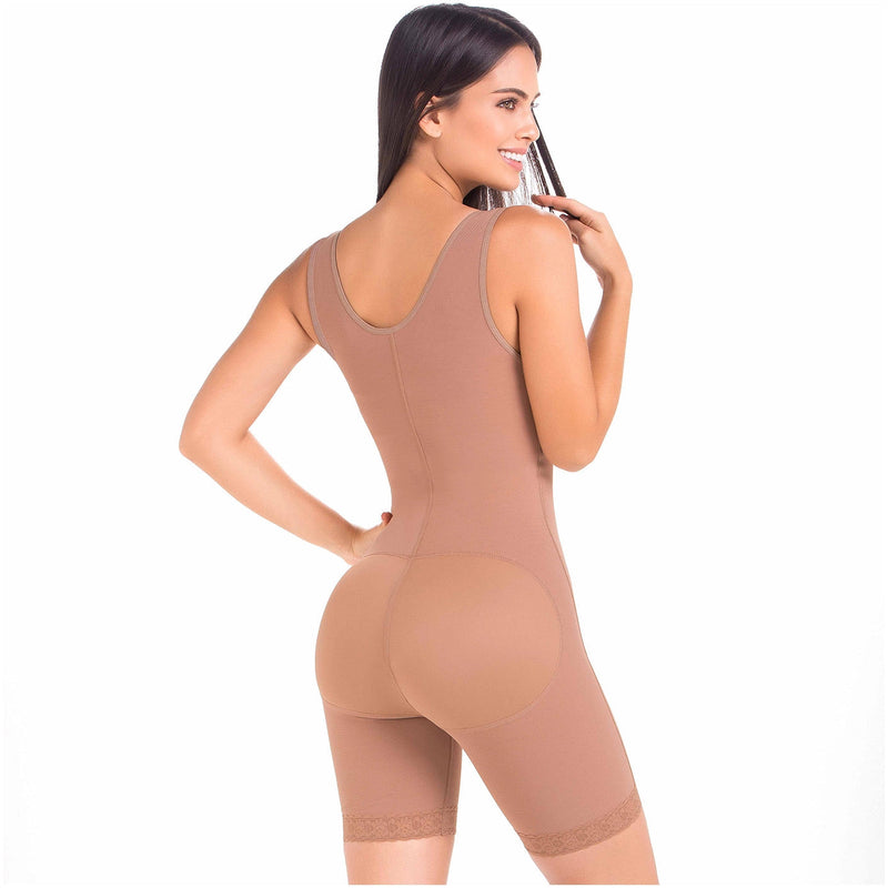 Girdles MariaE FQ100 | Post Surgery Body Shaper for Women | Open Bust &amp; Front Closure | power net