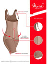 Girdles MariaE FQ100 | Post Surgery Body Shaper for Women | Open Bust &amp; Front Closure | power net