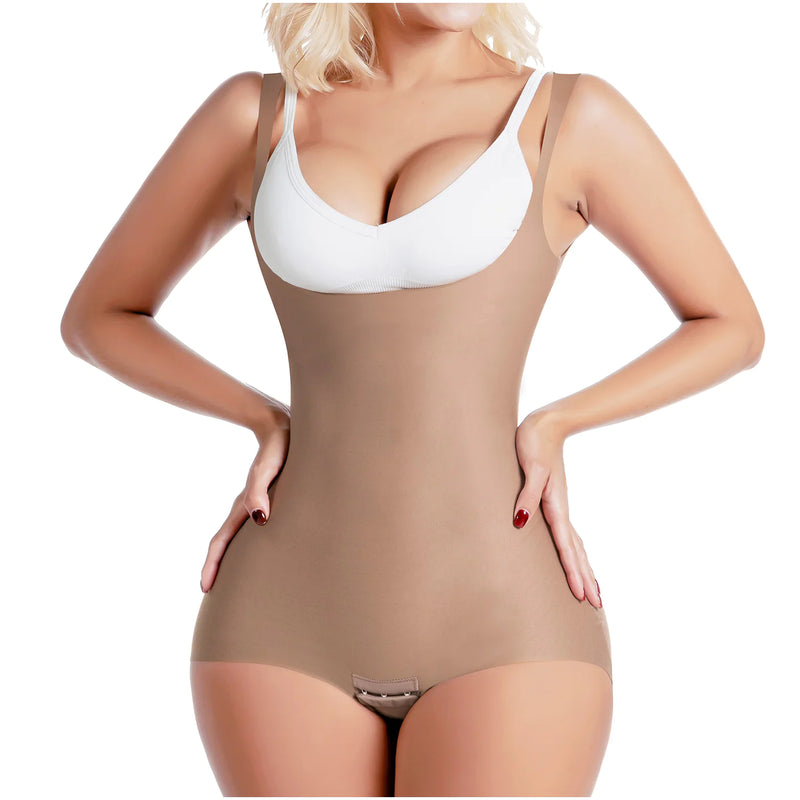 SMILE SP23NC | OPEN BUST DAILY USE BODYSUIT TUMMY CONTROL FOR WOMEN | ULTRA LIGHT MICROFIBER