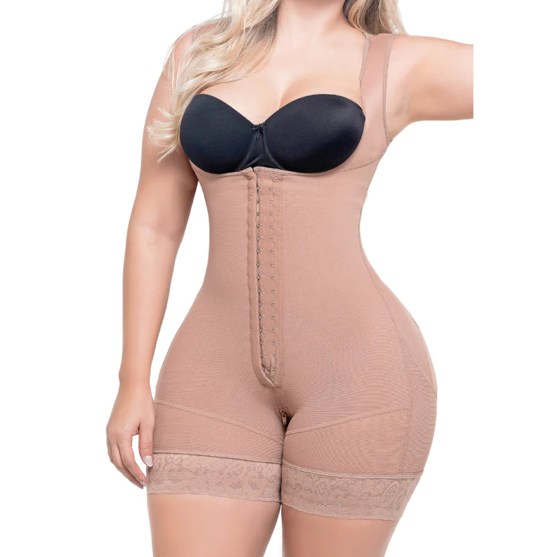 SMILE 211BF | BUTT LIFTER COLOMBIAN BODYSUIT SHAPEWEAR | POSTPARTUM AND EVERYDAY USE | POWERNET